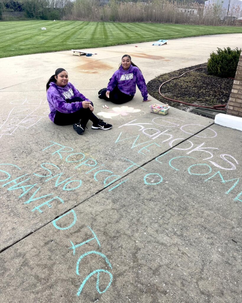 tropical sno sidewalk chalk