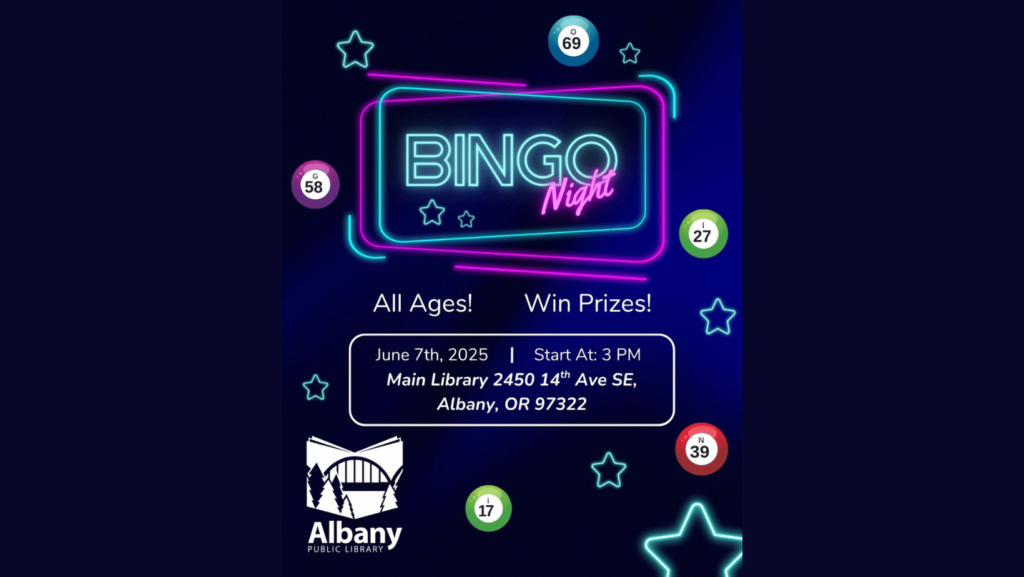 Level Up Bingo Night Albany OR