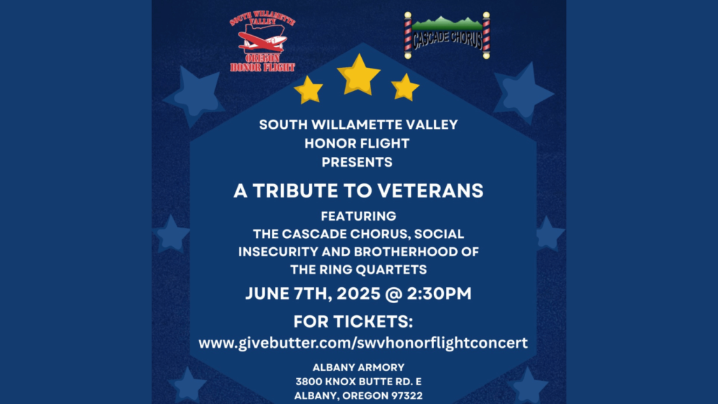 South Willamette Valley Honor Flight Concert Albany OR