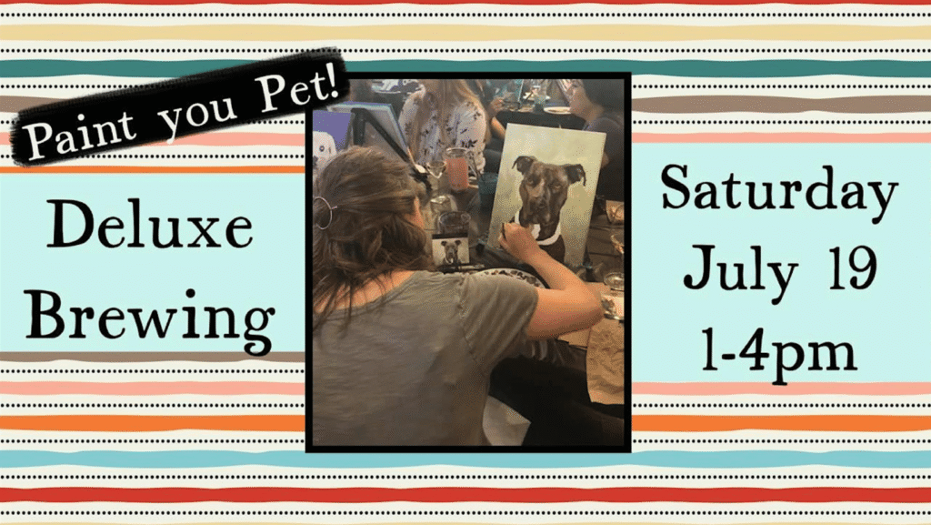 Paint Your Pet Class at Deluxe Brewing Albany OR