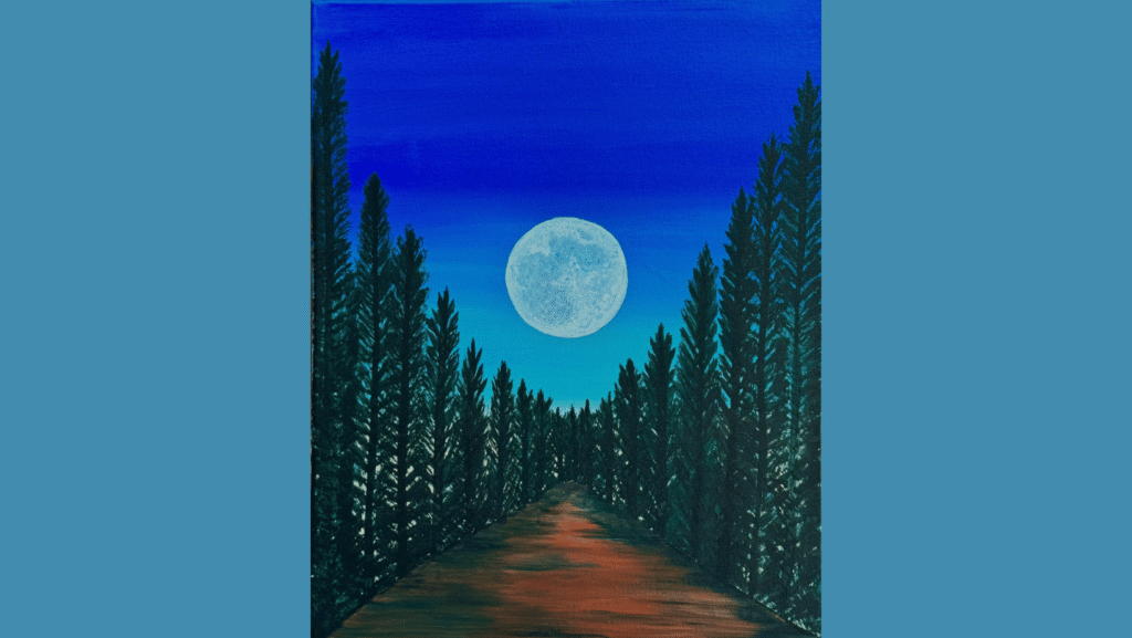 Summer Moon Painting Class Albany OR