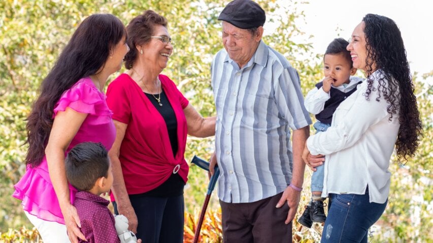 Caring for Aging Parents While Raising Kids