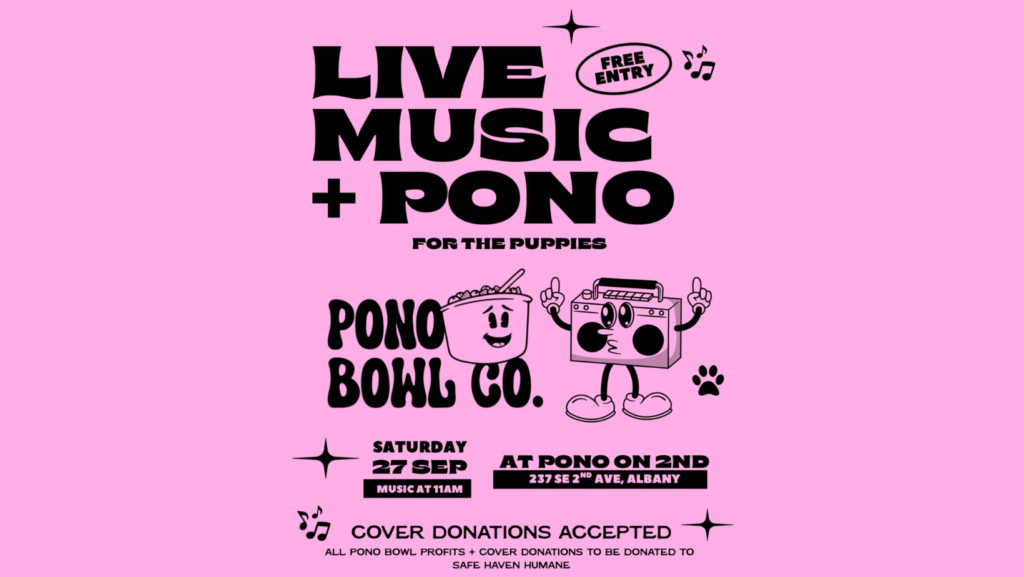 Live Music Pono Bowl Co Albany OR