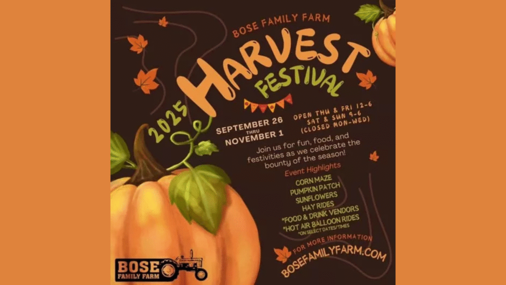Bose Family Farm Harvest Festival 2025