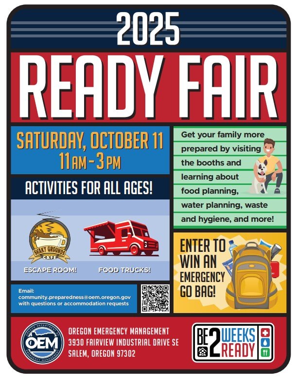 oregon ready fair 2025
