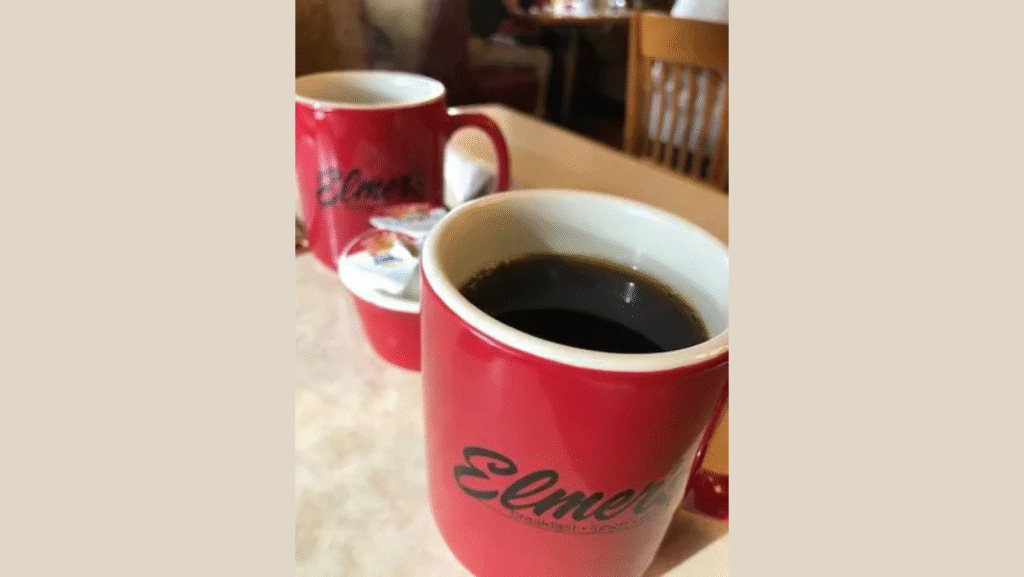 coffee at Elmers in Albany, OR