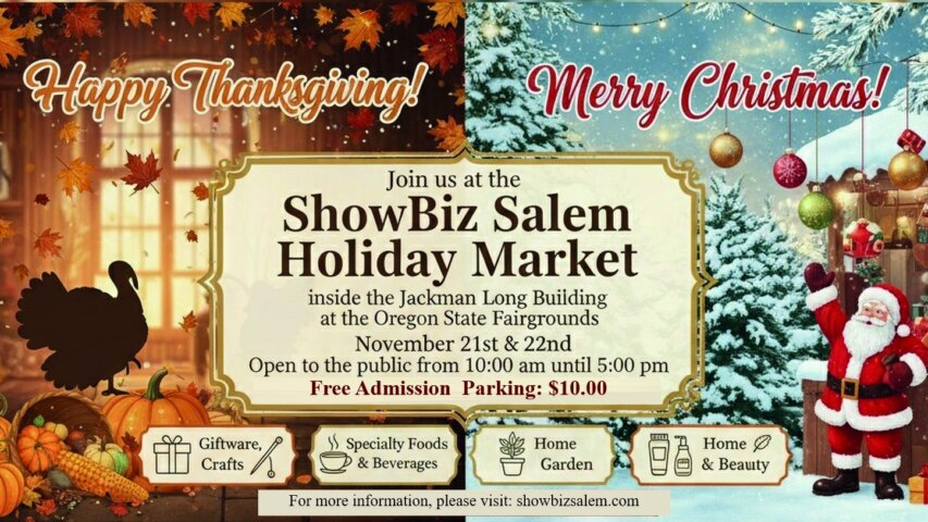 Things to do in Salem, Oregon // November 21 – 23, 2025