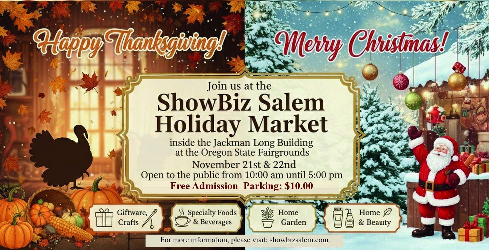 Things to do in Salem, Oregon // November 21 – 23, 2025