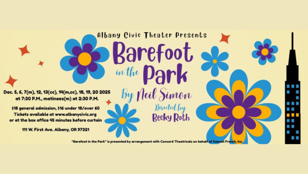 Barefoot in the Park at Albany Civic Theater