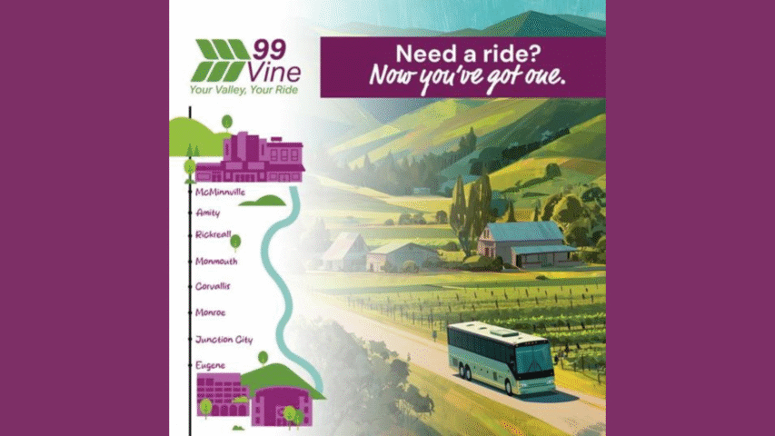 New 99 Vine Bus Line Launches, Connecting Willamette Valley Communities
