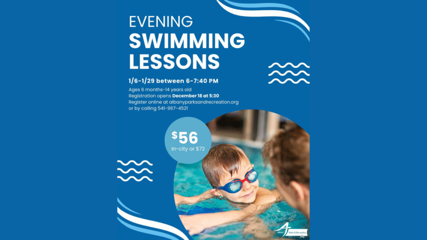 Dive In! Registration for Evening Swim Lessons at Albany Community Pool is Open
