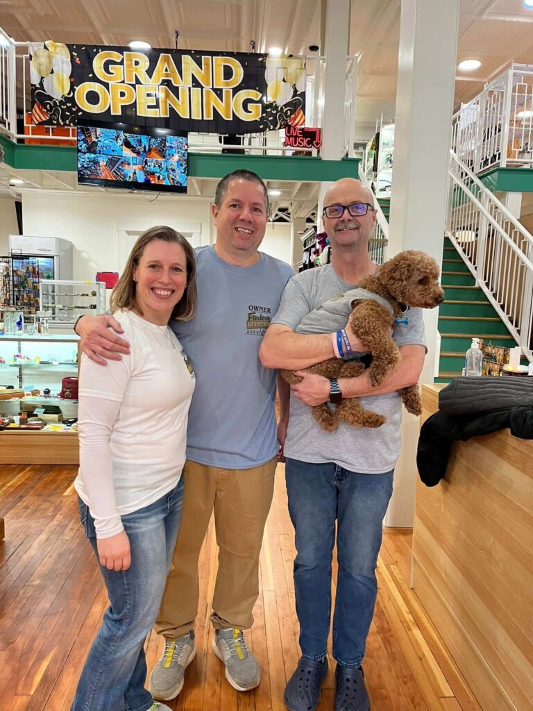 Bryn and Tony Martinez, owners of Finders Keepers Unique Boutique