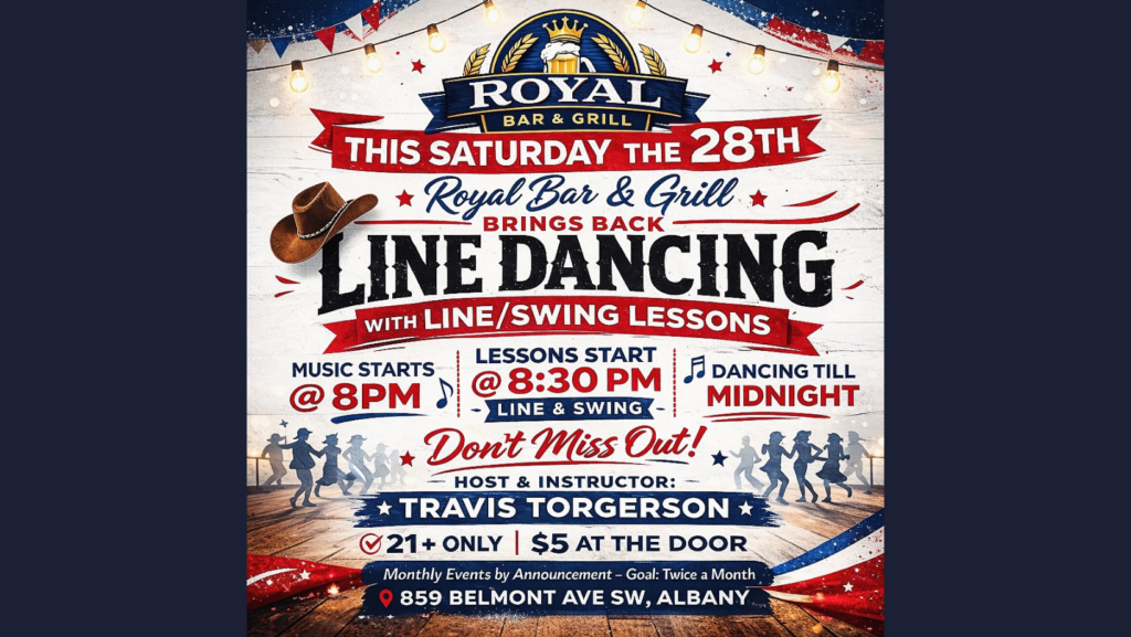 Royal Roundup: Line Dancing & Swing Lessons