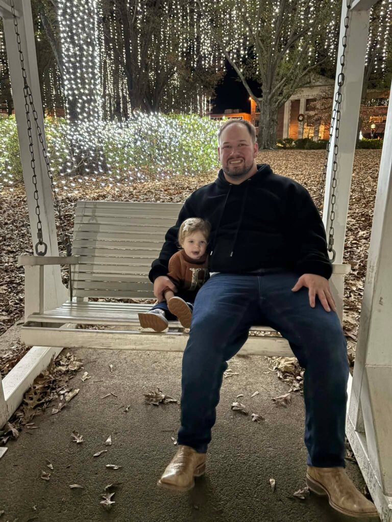 Wil Rose with is daughter