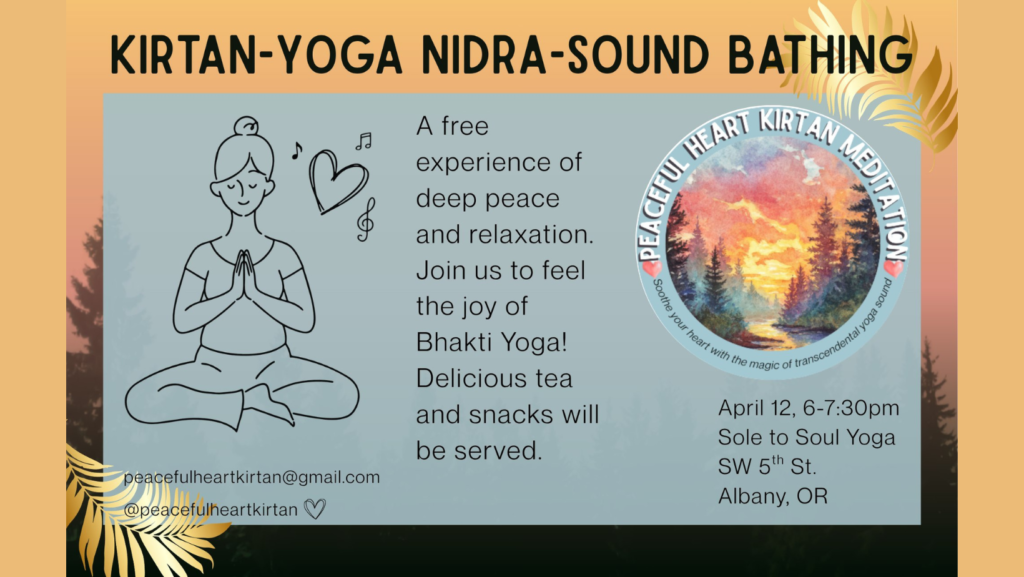 Kirtan • Yoga Nidra • Sound Bathing