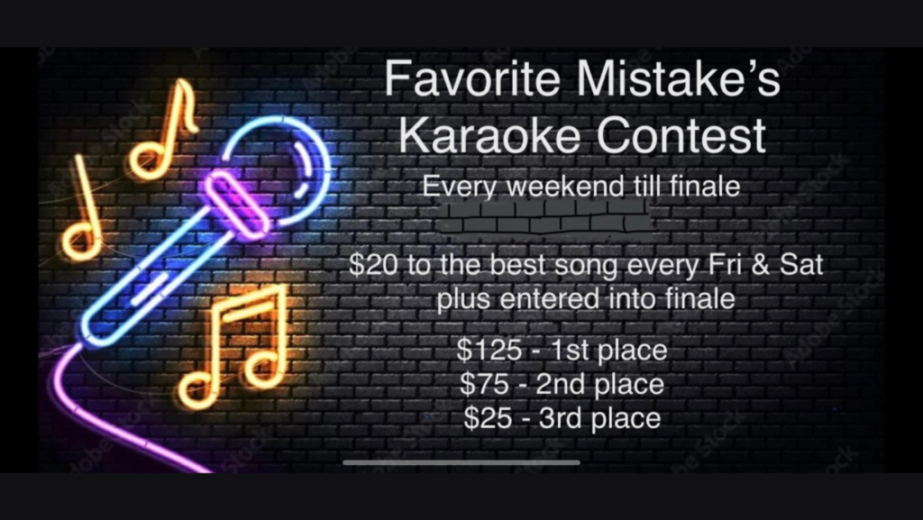 Karaoke Night at Favorite Mistake Sports Bar