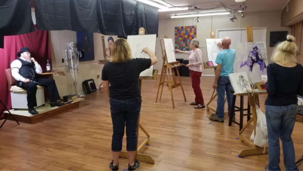 Live Model Drawing & Painting
