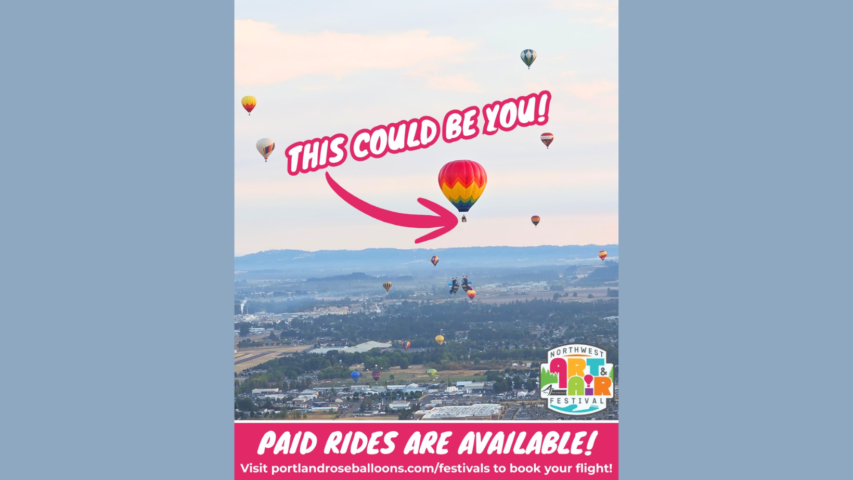 Take Flight: Paid Hot Air Balloon Rides Open for the 2026 Northwest Art & Air Festival