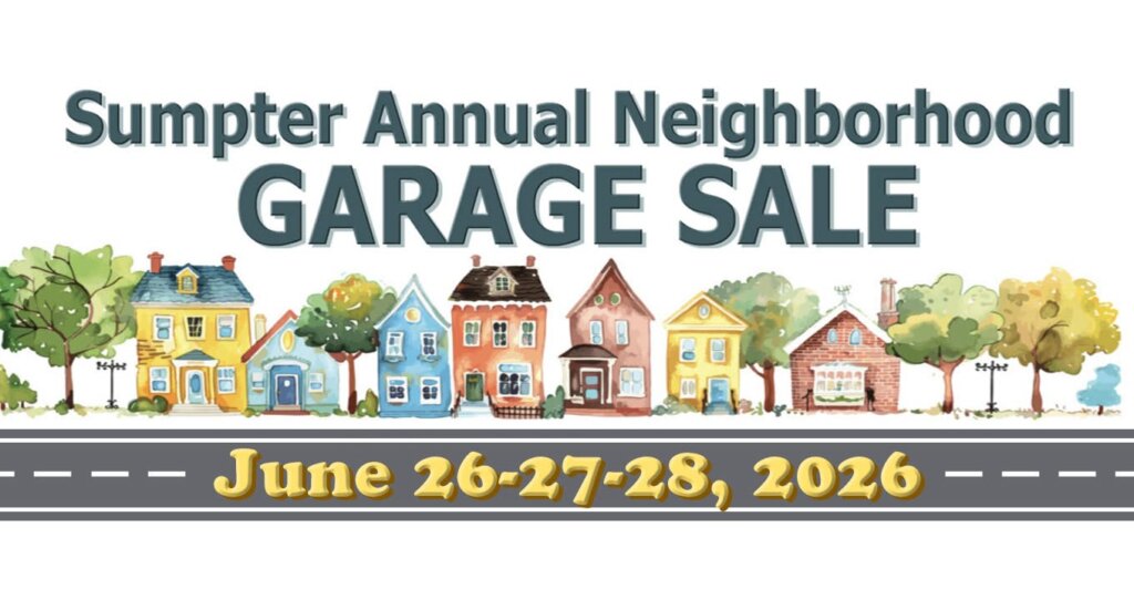 2026 Sumpter Annual Neighborhood Garage Sale