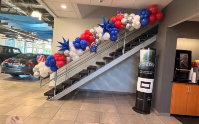 Seasonal Showroom Styling for Mercedes-Benz of SalemLuxury dealerships