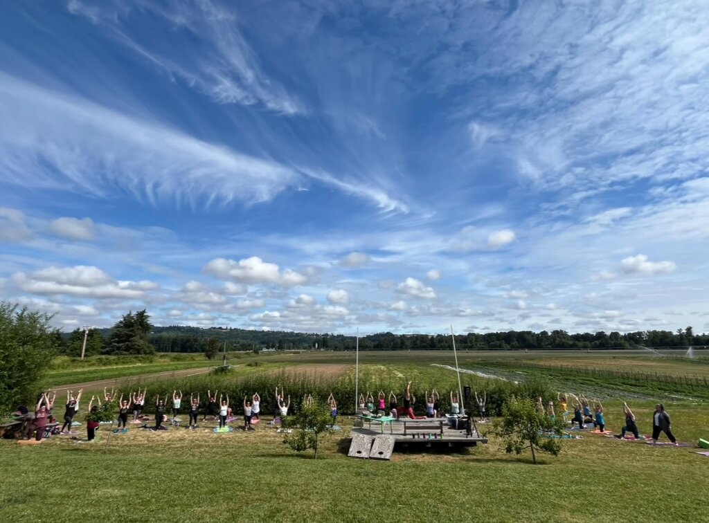Yoga + Beer Salem | Minto Island Growers