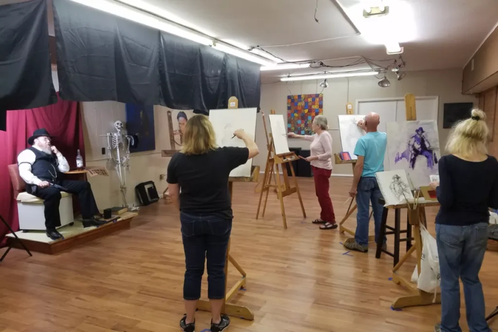Live Model Drawing & Painting