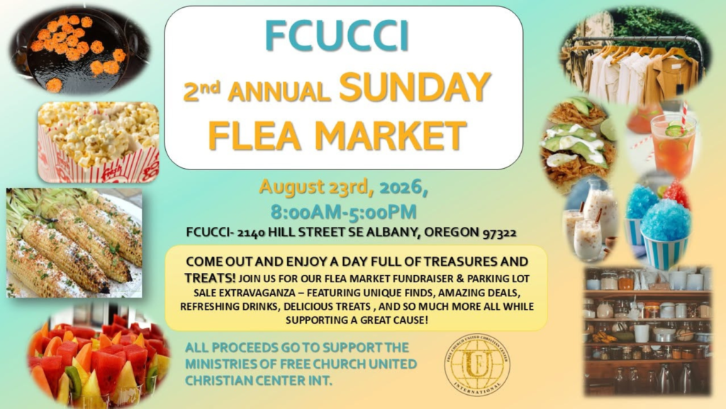 2nd Annual Sunday Flea Market & Fundraiser