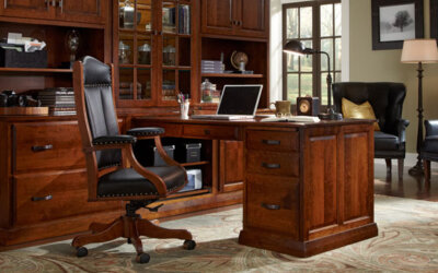 A comfortable home office starts with furniture that fits