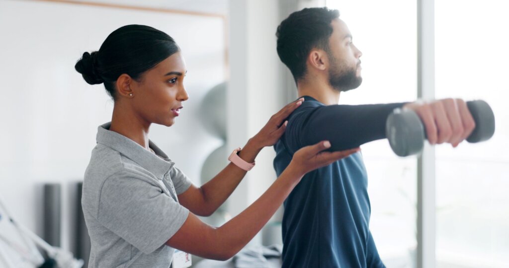 Physical therapy after injury